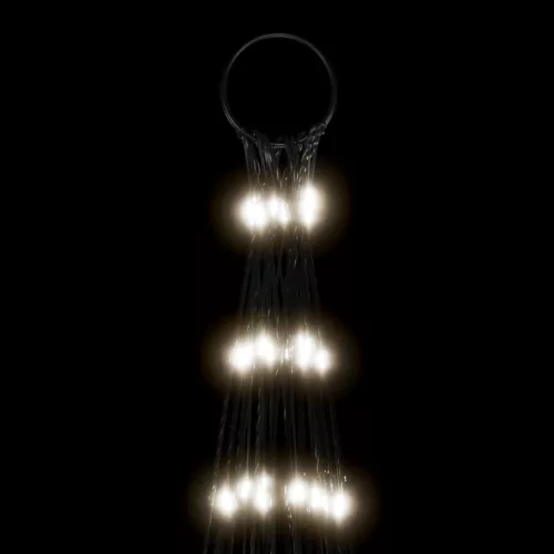  hideg fehér LED karácsonyfa zászlórúdra 3000 LED 800 cm