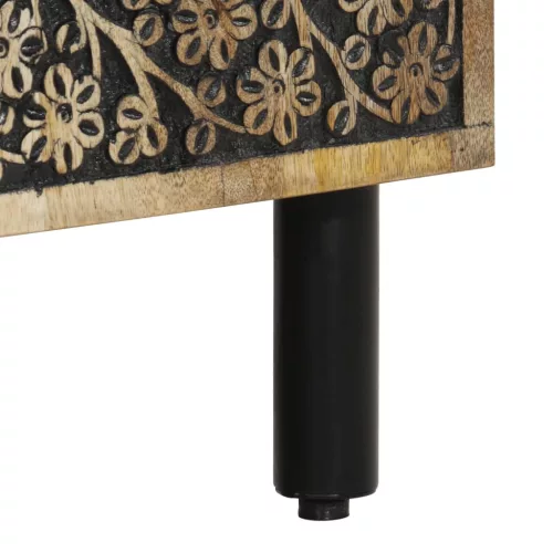  tömör mangófa tálalószekrény 60 x 33 x 75 cm 