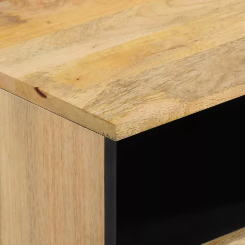  2 db tömör mangófa éjjeliszekrény 40 x 33 x 46 cm