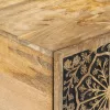  tömör mangófa dohányzóasztal 100 x 54 x 40 cm