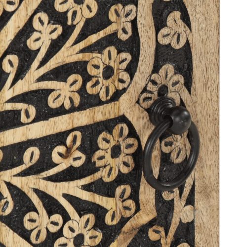  tömör mangófa fürdőszobaszekrény 38 x 33 x 58 cm