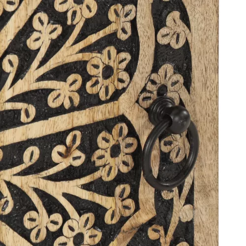  tömör mangófa fürdőszobaszekrény 38 x 33 x 58 cm