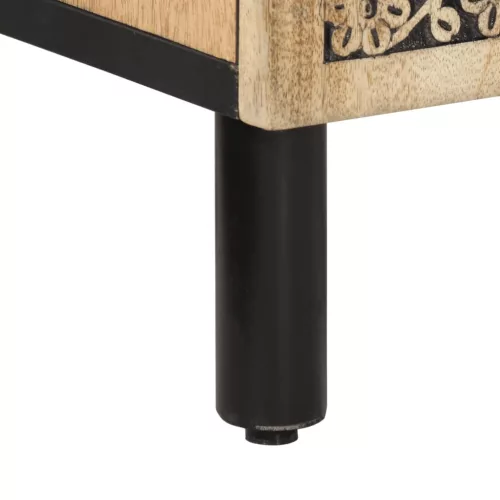  tömör mangófa fürdőszobaszekrény 38 x 33 x 58 cm