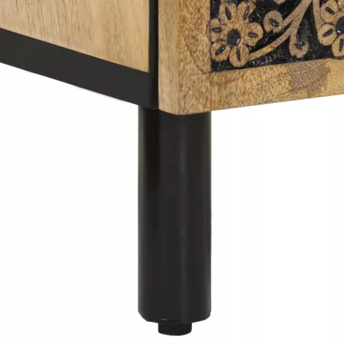  tömör mangófa kisszekrény 40 x 33 x 75 cm