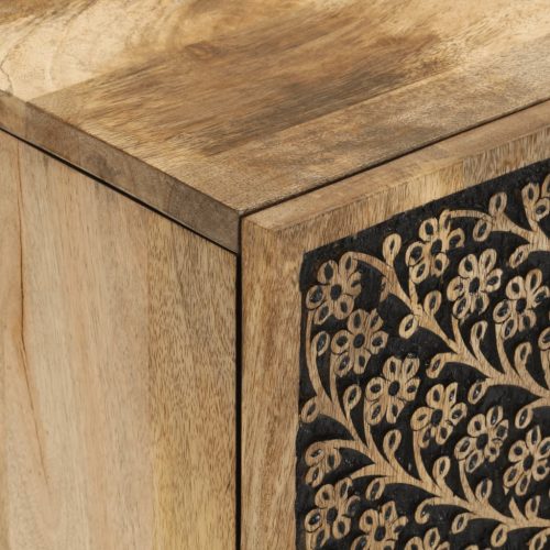  tömör mangófa tálalószekrény 60 x 33 x 75 cm  