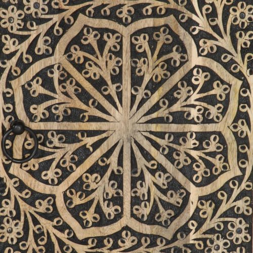  tömör mangófa tálalószekrény 90 x 33 x 75 cm