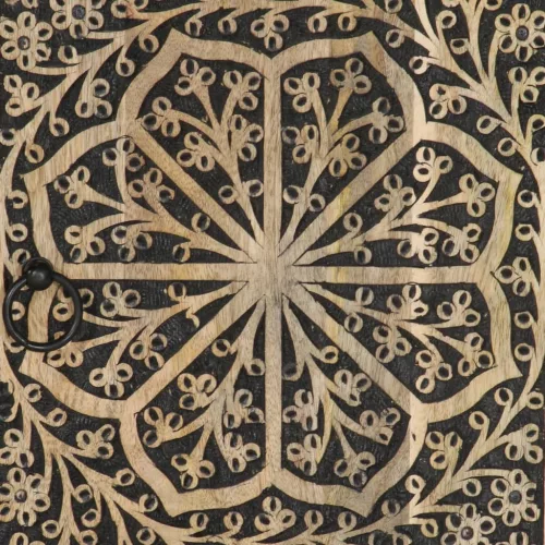  tömör mangófa tálalószekrény 90 x 33 x 75 cm