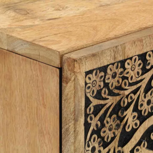  tömör mangófa tálalószekrény 40 x 33 x 110 cm  