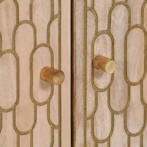  tömör mangófa tálalószekrény 60 x 33 x 75 cm