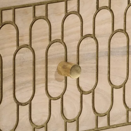  tömör mangófa tálalószekrény 60 x 33 x 75 cm