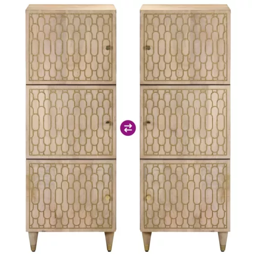  tömör mangófa magasszekrény 40 x 33 x 110 cm