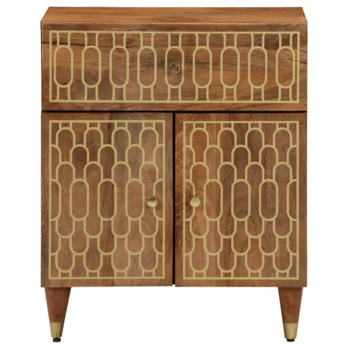  tömör mangófa éjjeliszekrény 50 x 33 x 60 cm