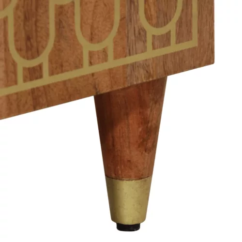  tömör mangófa éjjeliszekrény 50 x 33 x 60 cm