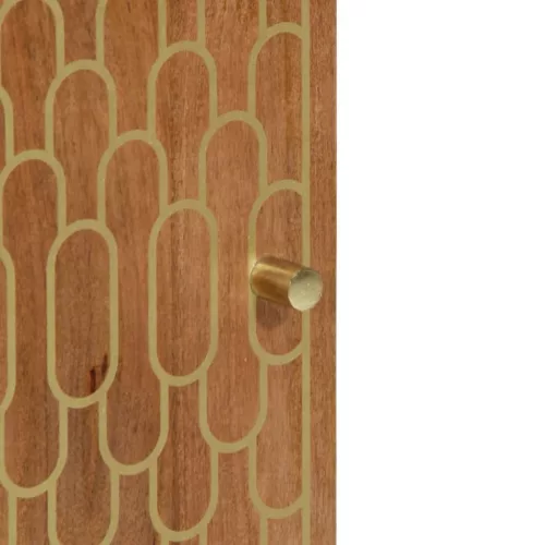  tömör mangófa fürdőszobaszekrény 38 x 33 x 160 cm