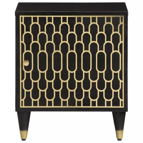  tömör mangófa éjjeliszekrény 40 x 33 x 46 cm