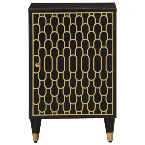  tömör mangófa fürdőszobaszekrény 38 x 33 x 58 cm