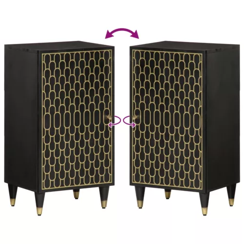  tömör mangófa kisszekrény 40 x 33 x 75 cm