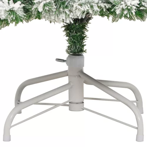  csuklópántos műkarácsonyfa hóval 210 cm