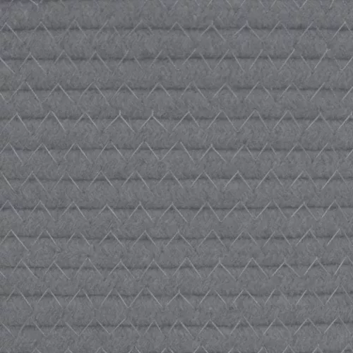  szürke és fehér pamut tárolókosár Ø40 x 35 cm