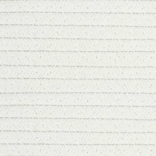  szürke és fehér pamut tárolókosár Ø40 x 35 cm