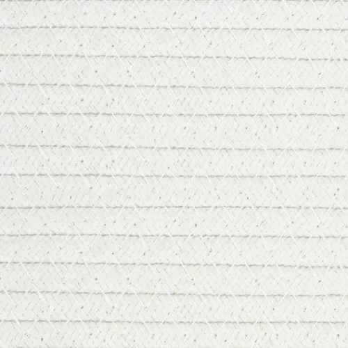  fehér pamut tárolókosár Ø38 x 36 cm