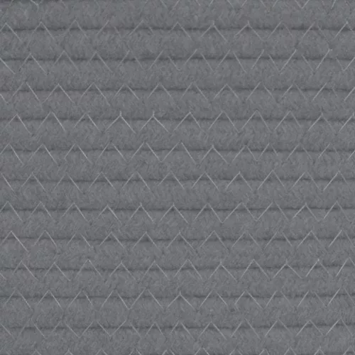  szürke és fehér pamut tárolókosár Ø38 x 46 cm