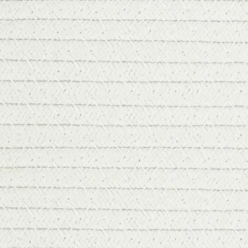  barna-fehér pamut tárolókosár Ø51 x 33 cm