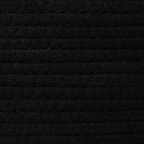  fekete-fehér pamut tárolókosár Ø49 x 65 cm