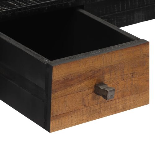  tömör újrahasznosított tíkfa íróasztal 117 x 56,5 x 75 cm