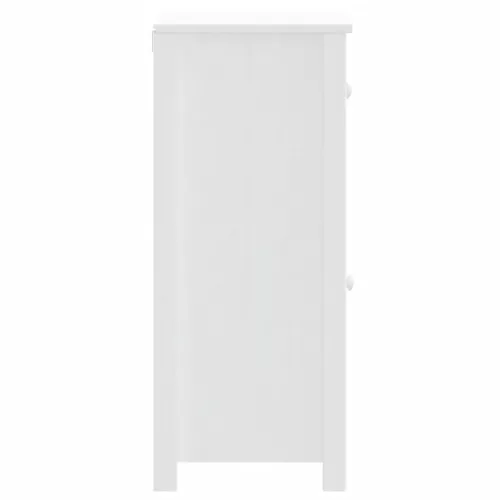  BERG fehér tömör fenyőfa fürdőszobaszekrény 40 x 34 x 80 cm