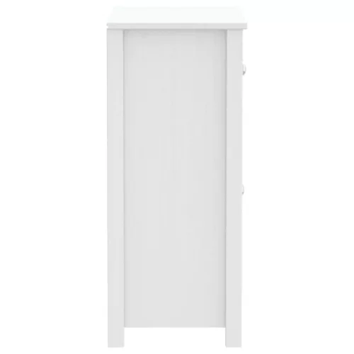  BERG fehér tömör fenyőfa fürdőszobaszekrény 69,5 x 34 x 80 cm