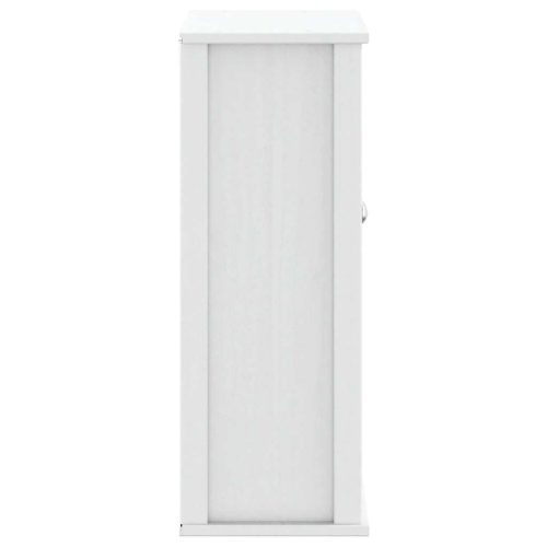  BERG fehér tömör fa fürdőszobai faliszekrény 69,5x27x71,5 cm