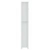  BERG fehér tömör fa WC feletti tároló 60 x 27 x 164,5 cm