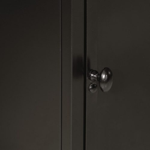  vas és tömör mangófa fürdőszobai szekrény 40 x 30 x 60 cm