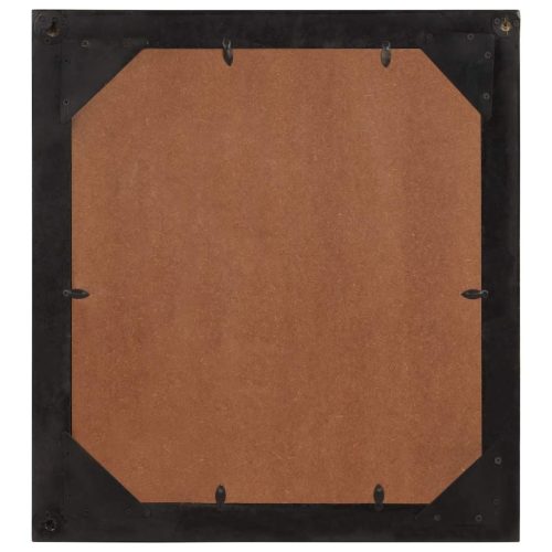  üveg és tömör mangófa fürdőszobatükör 55 x 1 x 60 cm