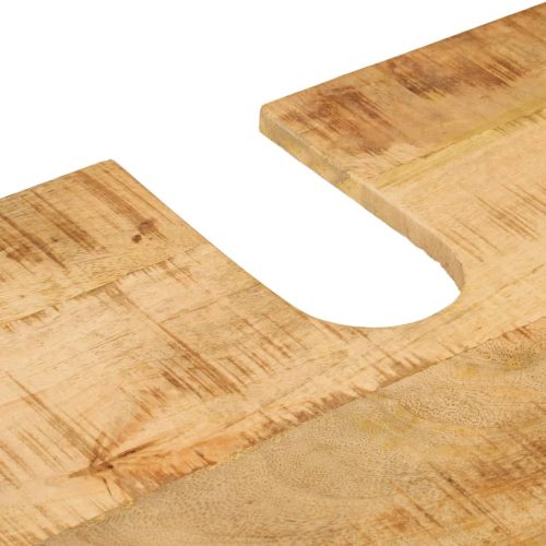  vas és tömör mangófa fürdőszobai mosdószekrény 55 x 35 x 60 cm