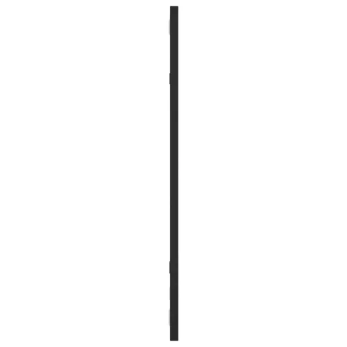  fekete téglalap alakú vas fali tükör 30 x 60 cm