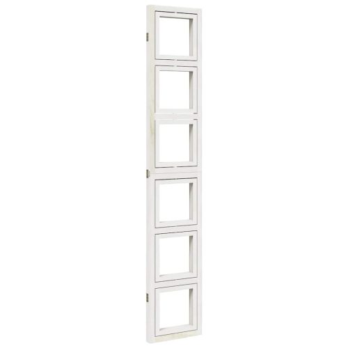  3 paneles fehér tömör császárfa térelválasztó