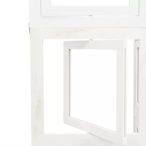  5 paneles fehér tömör császárfa térelválasztó