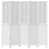 5 paneles fehér tömör császárfa térelválasztó