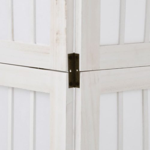  6 paneles fehér tömör császárfa térelválasztó