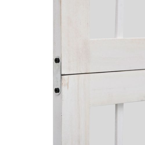  6 paneles fehér tömör császárfa térelválasztó