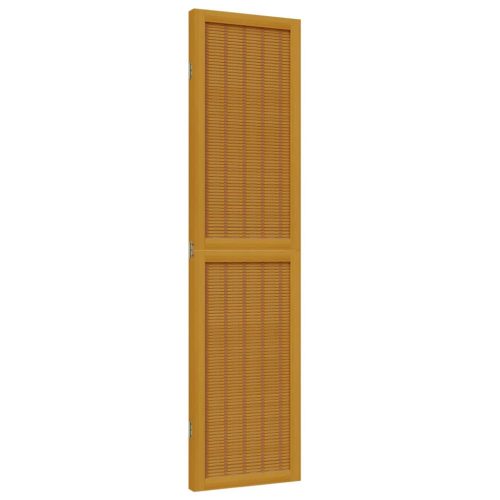  3 paneles barna tömör császárfa térelválasztó