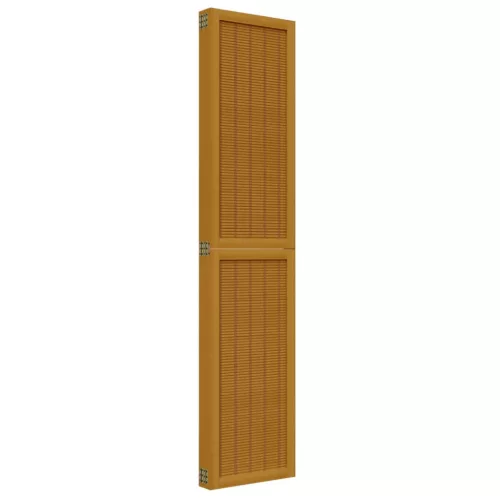  5 paneles barna tömör császárfa térelválasztó