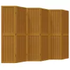  6 paneles barna tömör császárfa térelválasztó