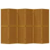  6 paneles barna tömör császárfa térelválasztó