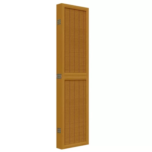  6 paneles barna tömör császárfa térelválasztó