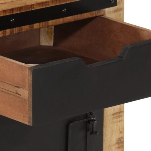  tömör mangófa éjjeliszekrény 45 x 40 x 45 cm