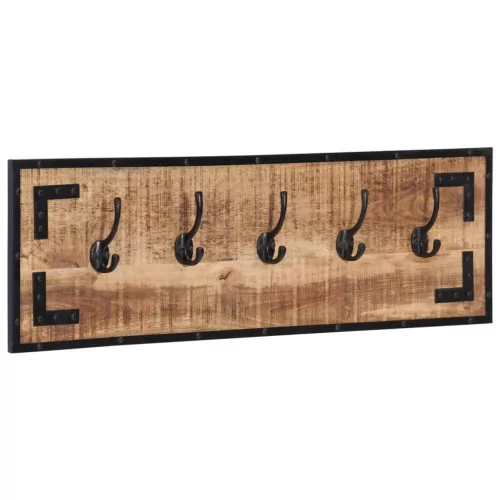  2 db tömör nyers mangófa fogas 80 x 8 x 25 cm