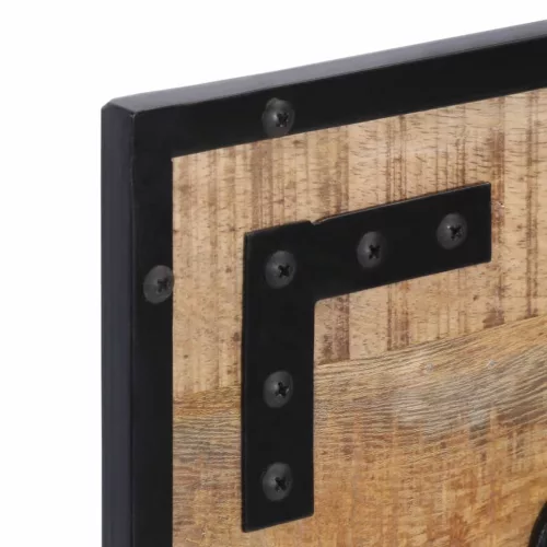  2 db tömör nyers mangófa fogas 80 x 8 x 25 cm